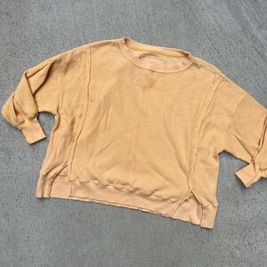 American Eagle Outfitters Seriously Lived In Waffle Top